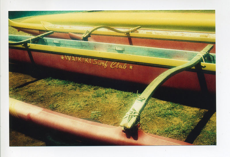 Waikiki Surf Club Canoe, Ala Wai Harbor. © 2010 Bobby Asato