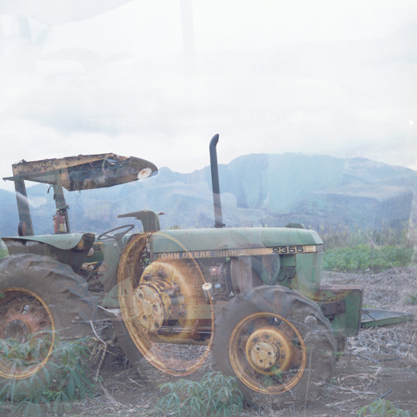 Waialua Tractor Graveyard, Yashica LM TLR. © 2010 Bobby Asato