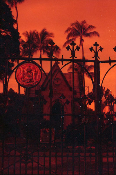 Kawaihao Church, Hawaii. Canon A-1. © 2011 Bobby Asato