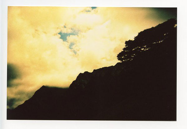 Koolau Mountains, Kaneohe.  Holga 135. © 2011 Bobby Asato