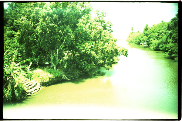 Anahulu Uka River Bridge, North Shore, Hawaii. Lomo LC-A+. © 2011 Bobby Asato