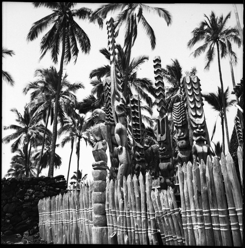 City of Refuge, Kona, Big Island, Hawaii. Lomo Lubitel 166+. © 2011 Bobby Asato