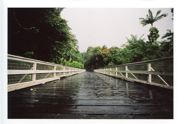 Wailuku Canyon River Bridge, Hilo, Big Island, Hawaii. Canon A-1. © 2011 Bobby Asato