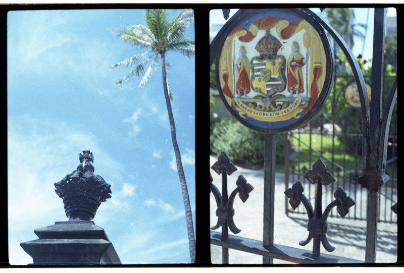 Kawaiahao, Honolulu, Hawaii. Yashica Half 17 Half-frame Camera. © 2011 Bobby Asato