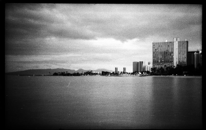 Ft. Derussy Beach, Waikiki, Hawaii. Holga 135. © 2011 Bobby Asato