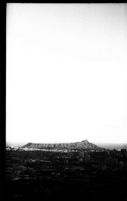 Diamond Head, Tantalus, Honolulu, Hawaii. Holga 135. © 2011 Bobby Asato
