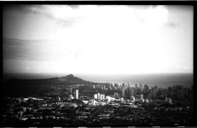 Diamond Head, Honolulu, Hawaii. Holga 135. © 2011 Bobby Asato