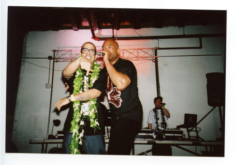 DMC x Dissizit, Soho club, Honolulu, Hawaii. Holga 135. © 2011 Bobby Asato