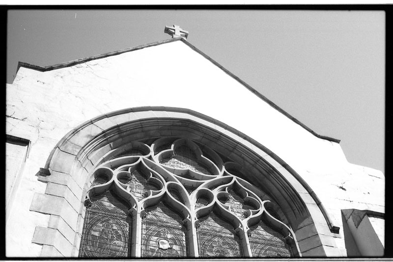 Cathedral of Saint Andrew, Honolulu, Hawaii. Canon A-1. © 2011 Bobby Asato.