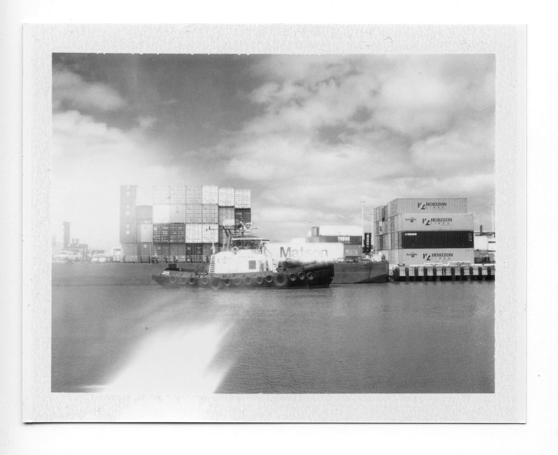 Honolulu Boat Harbor, Hawaii. Polaroid Land 100 © 2012 Bobby Asato