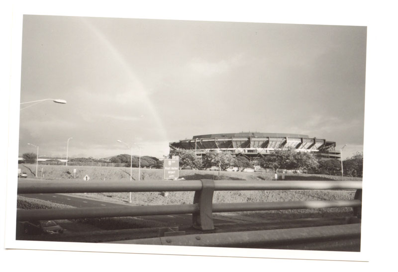 Aloha Stadium, Halawa, Hawaii. Ricoh GR-1 © 2013 Bobby Asato
